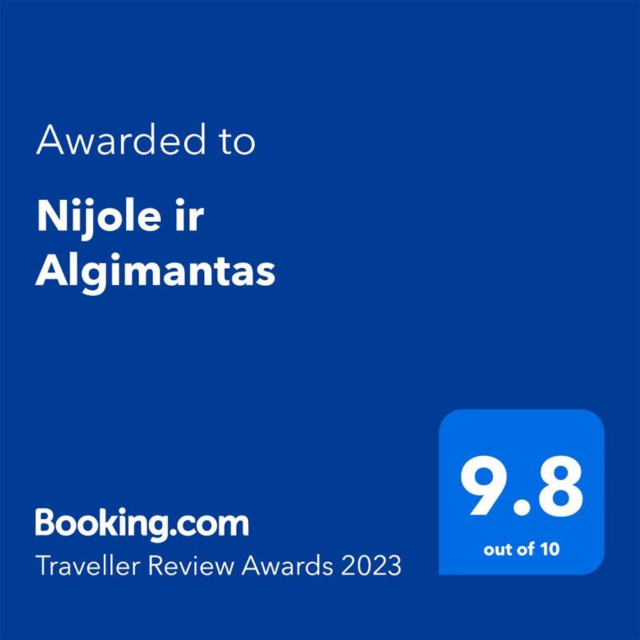 Nijole Ir Algimantas Lägenhet Anykščiai Exteriör bild